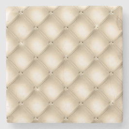 Guld Cream Champagne Diamond Stenunderlägg