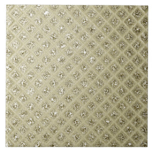 Guld Cream Decorative Ceramic Tile Kakelplatta