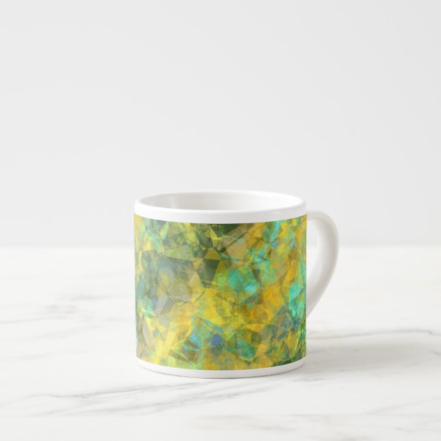 Guld Crumged Struktur Espressomugg (Framsida höger)