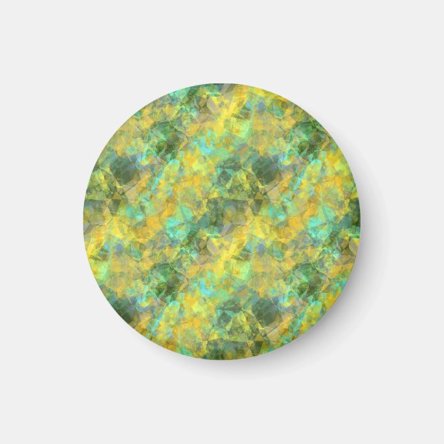 Guld Crumged Struktur Magnet (Framsidan)