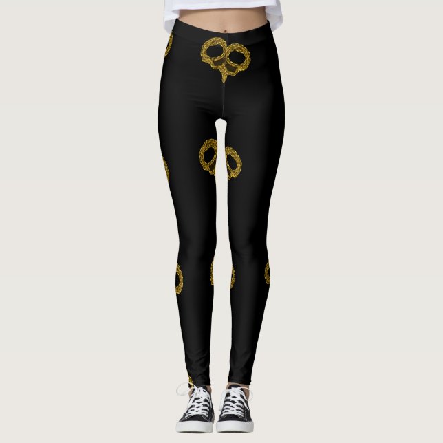 GULD CUFFS LEGGINGS (Framsida)