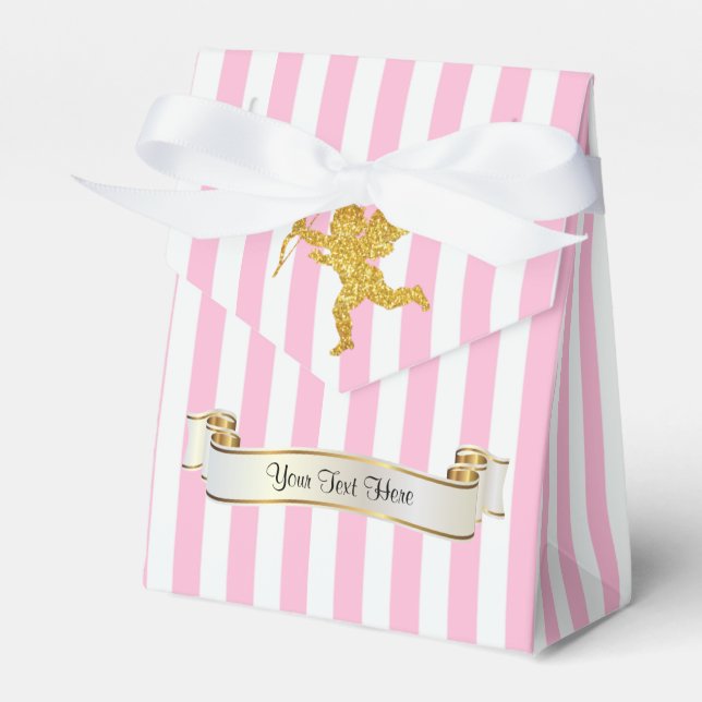 Guld Cupid Personalize Presentaskar (Framsidan Sidan)