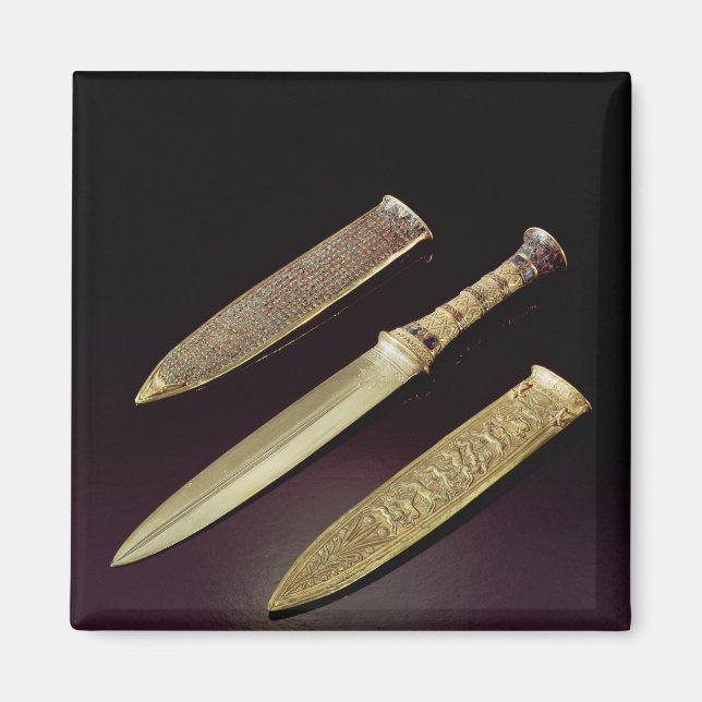 Guld dagger och sheat magnet (Framsidan)