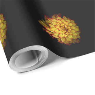 Guld Dahlia Presentpapper