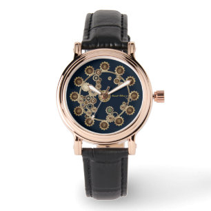 Guld Dam Steampunk Armbandsur