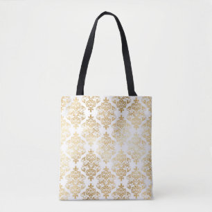 Guld Damask Elegant Tygkasse