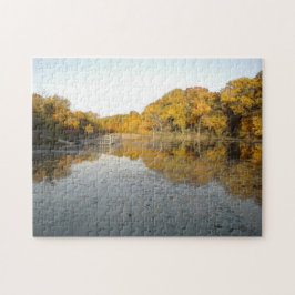 Guld- damm 11 x 14 flytta sig mycket långsamt att pussel