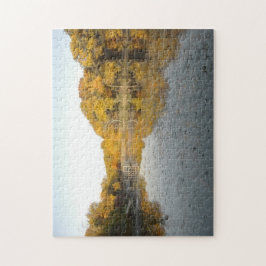 Guld- damm 11 x 14 flytta sig mycket långsamt att pussel