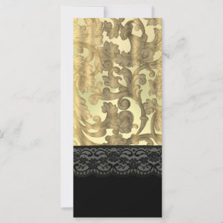 Guld damm och snöre