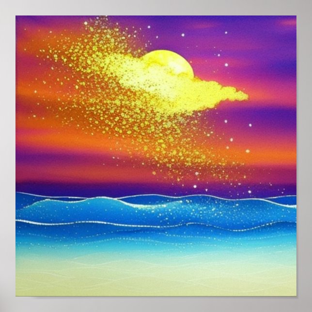 Guld-dammen från Himlar Poster (Framsidan)