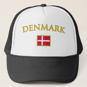 Guld- Danmark Truckerkeps