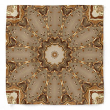 Guld Dekorativ Bandana