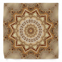 Guld Dekorativ Bandana