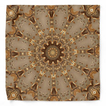 Guld Dekorativ Bandana
