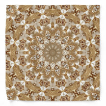 Guld Dekorativ Bandana