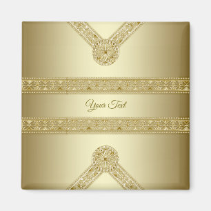 Guld Dekorativ Magnet