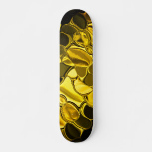 Guld delara, cirkelformade och rundade av former? mini skateboard bräda 18,5 cm