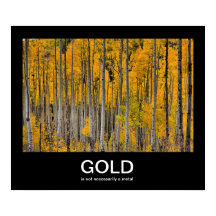 Guld Demotiational Poster