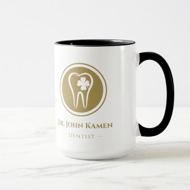 Guld Dentist | Lucky Teeth Mugg (Höger)