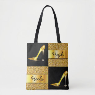Guld- design för glitter för tygkasse