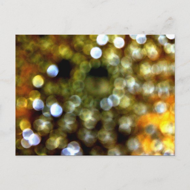 Guld Design Inbjudan Vykort (Framsida)