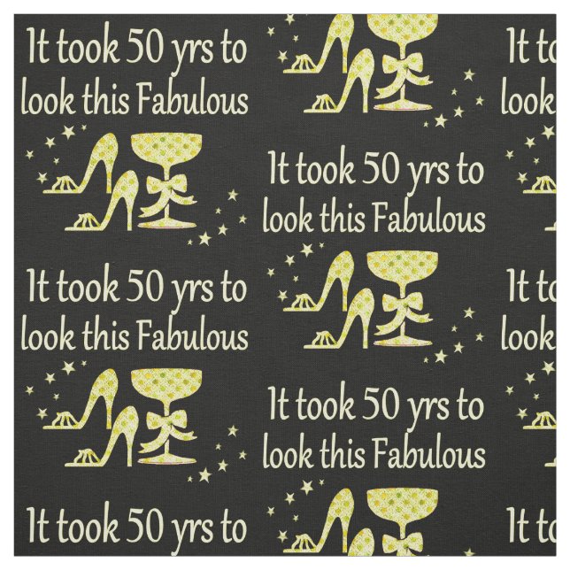 GULD DET TOG 50 ÅR ATT UNDERSÖKA DETTA FABULÖST TYG (Provkarta)
