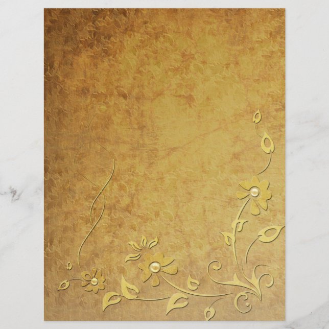 Guld Detail Letterhead (Framsida)
