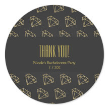 Guld Diamant Modern Design Sällhetsfest Förmån