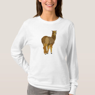 Guld- diamantAlpacadräkt T-shirt