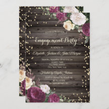 Guld Diamonds Burgundy Flowers Wood