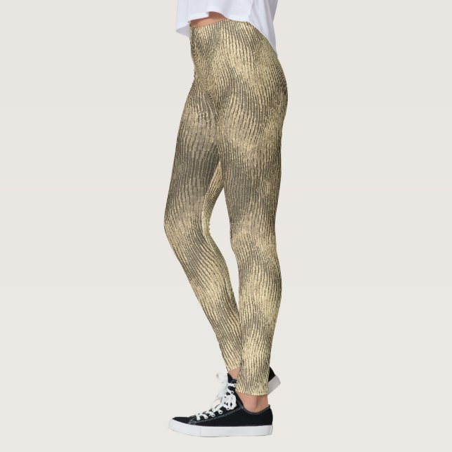 Guld Diamonds Leggings (Vänster)