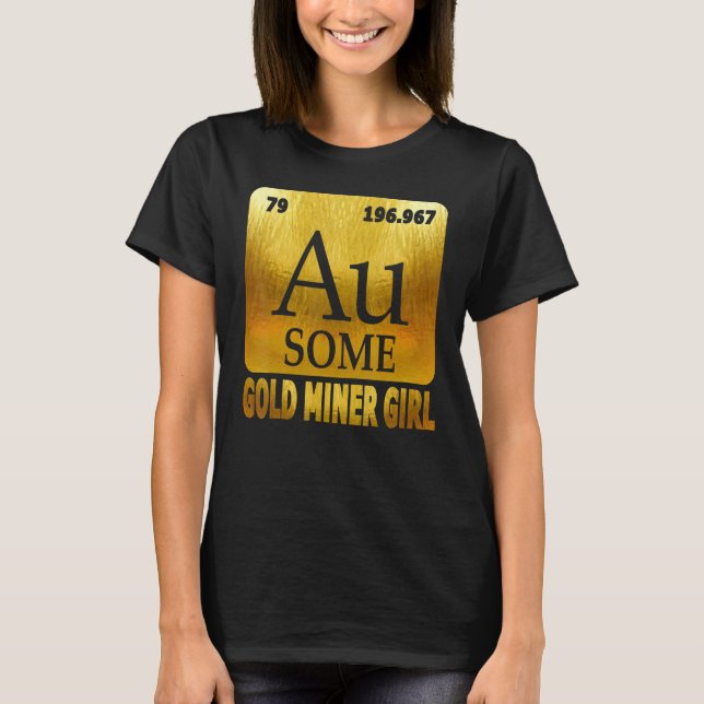 Guld Digger Golden Chemical Inslag Au för Guld Mi T Shirt (Framsida)