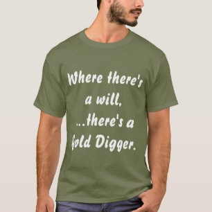 guld Digger Humor och Roligt - Shirt T