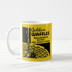 Guld- dillandefrukost kaffemugg