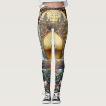Guld Disk Leggings