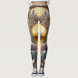 Guld Disk Leggings