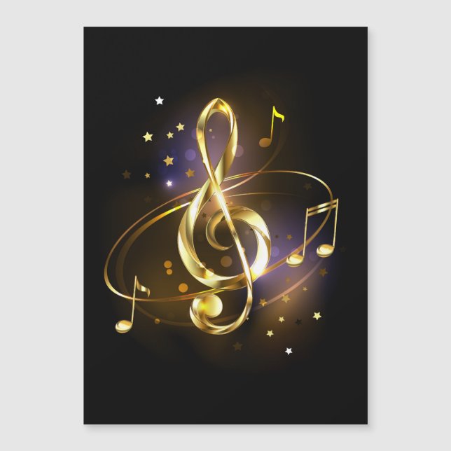 Guld Diskantnyckel Musik (Framsida)