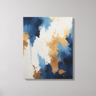 Guld djup Premium Wrapped Canvas