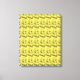 guld dolar canvastryck