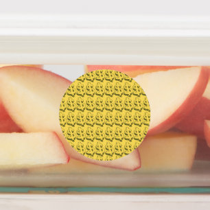 guld dolar klistermärke