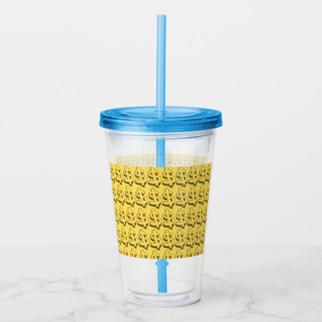 guld dolar take away mugg (Framsida)