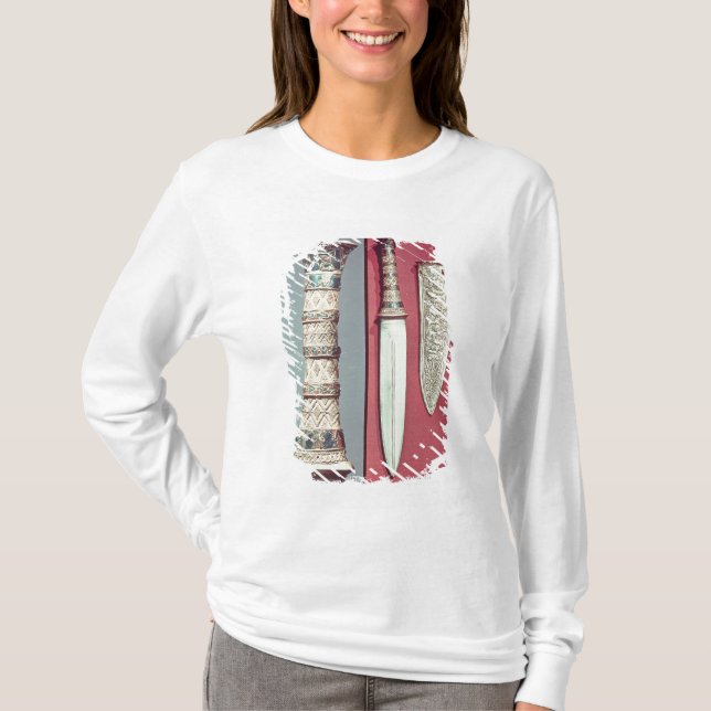 Guld- dolk och skida, Tutankhamun skatt, c.13 Tee (Framsida)