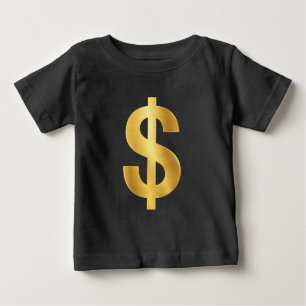 Guld Dollar Tecken Symbol – Lyx Pengar Minimalisti T Shirt