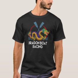 Guld Dragon Boat Tävla T-Shirt