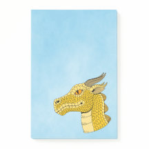 Guld Dragon Head in Profile