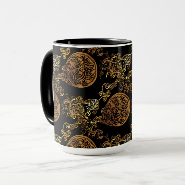 Guld Dragon Mugg (Framsida vänster)