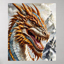 Guld Dragon Poster