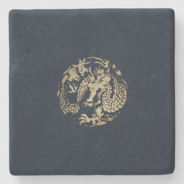 Guld Dragon Stenunderlägg