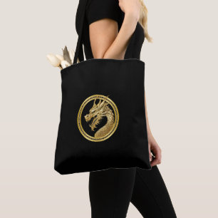 Guld Dragon- Tygkasse