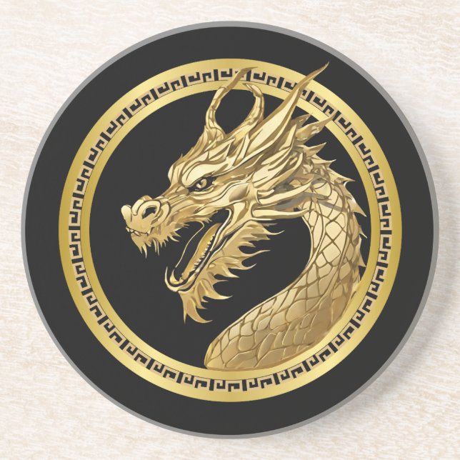 Guld Dragon- Underlägg (Framsidan)